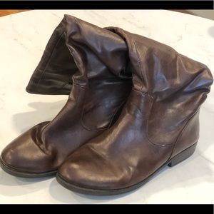 Dark Brown Mid-Calf Boots